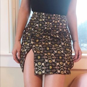 A- Line Mini Skirt.